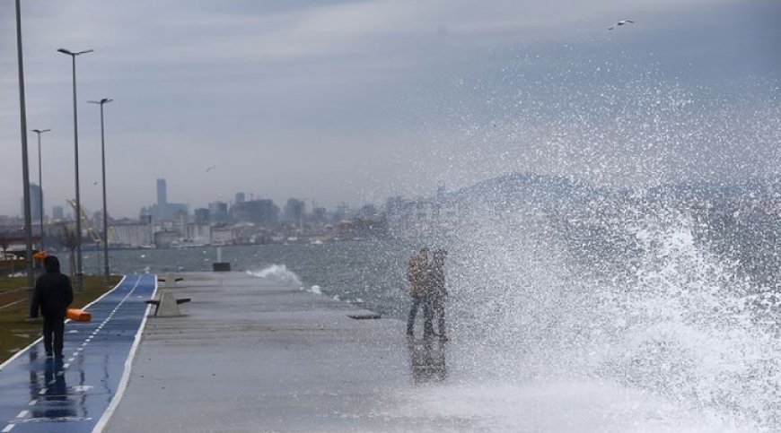 METEOROLOJİ'DEN MARMARA İÇİN KUVVETLİ LODOS UYARISI