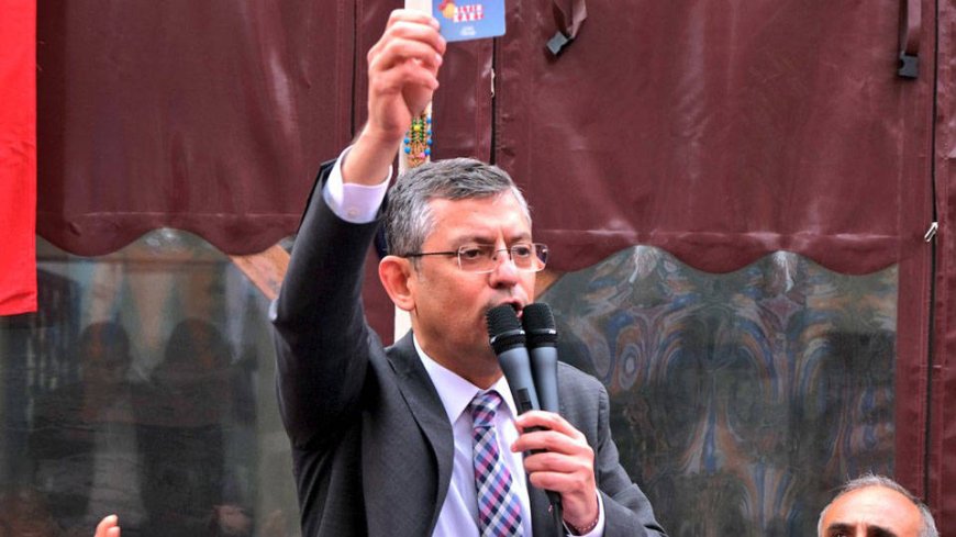 ÖZGÜR ÖZEL, CHP'NİN 'ALTIN KART' PROJESİNİ ANLATTI