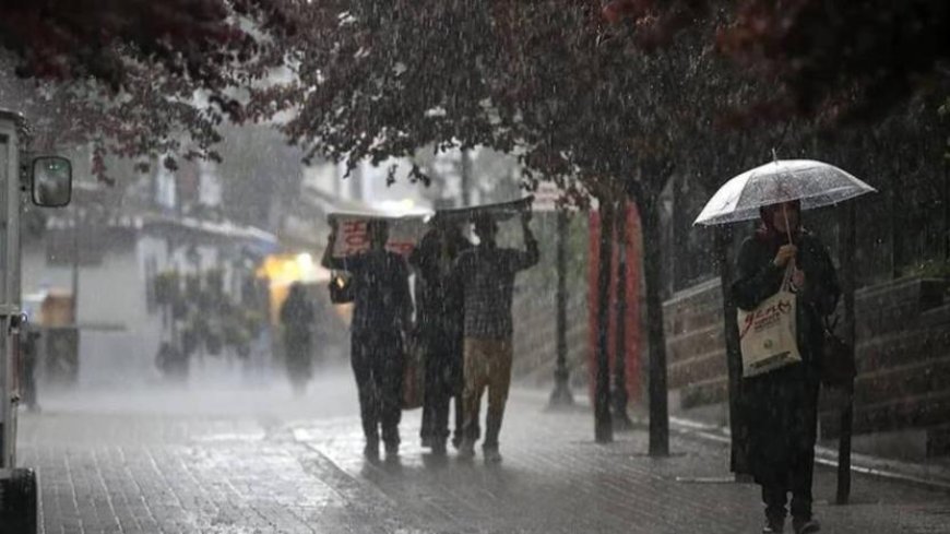 METEOROLOJİ'DEN KUVVETLİ YAĞIŞ UYARISI