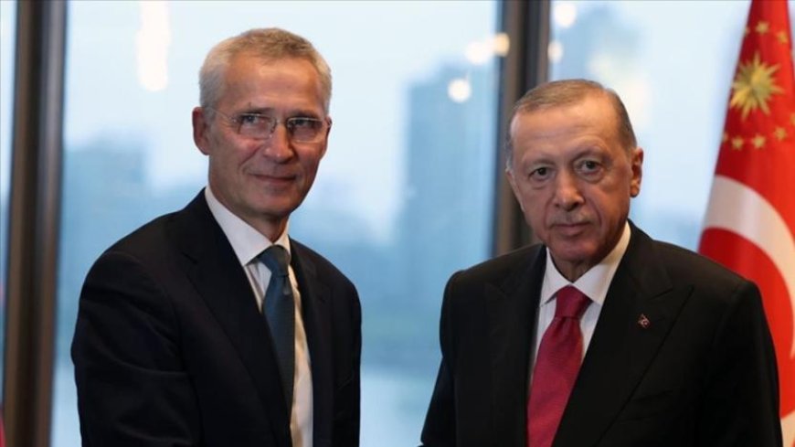 Erdoğan, NATO Genel Sekreteri Jens Stoltenberg'le görüştü