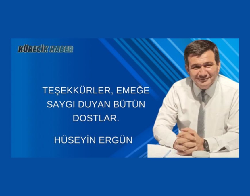 TEŞEKKÜRLER, EMEĞE SAYGI DUYAN BÜTÜN DOSTLAR.